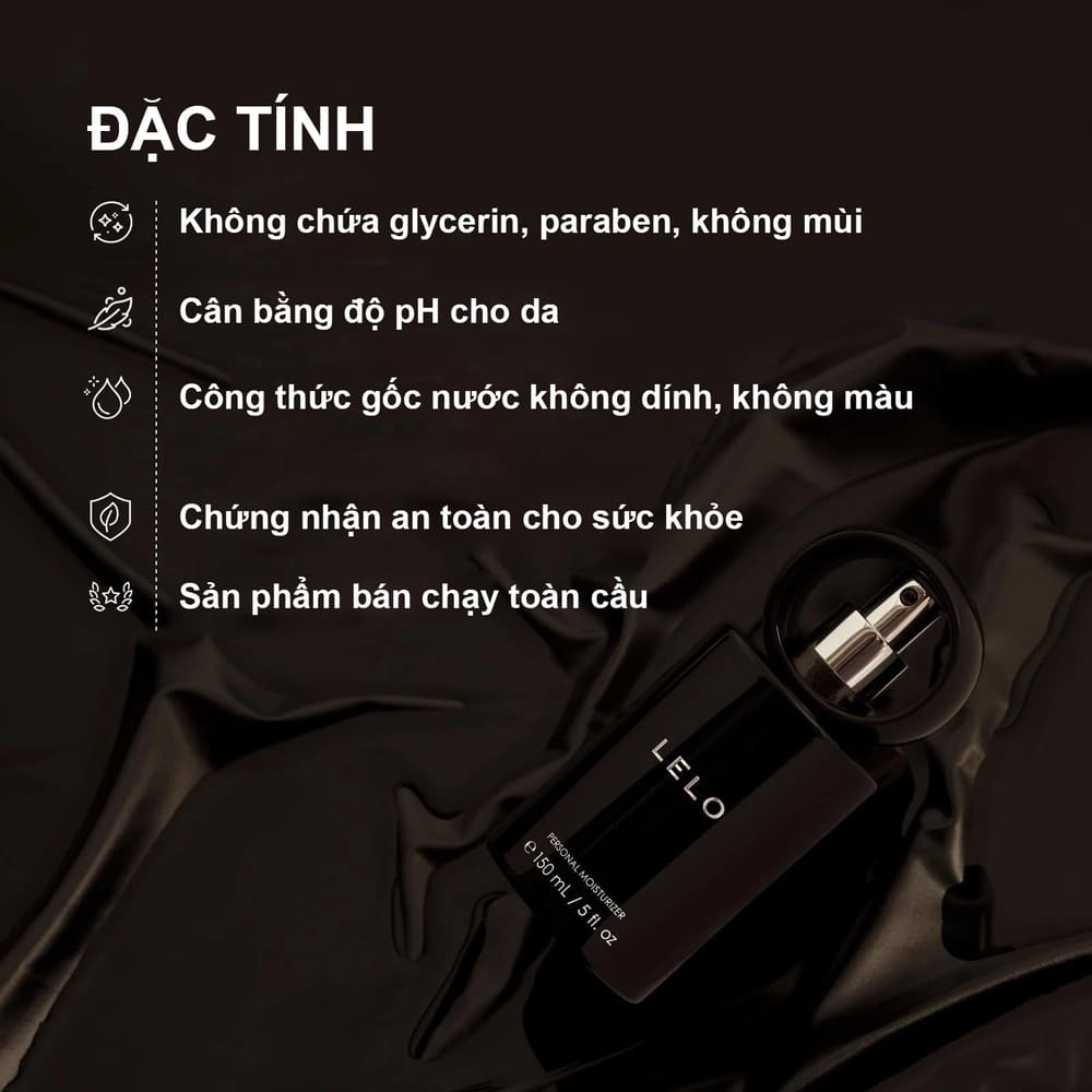Gel bôi trơn gốc nước Lelo Personal Moisturizer Thụy Điển